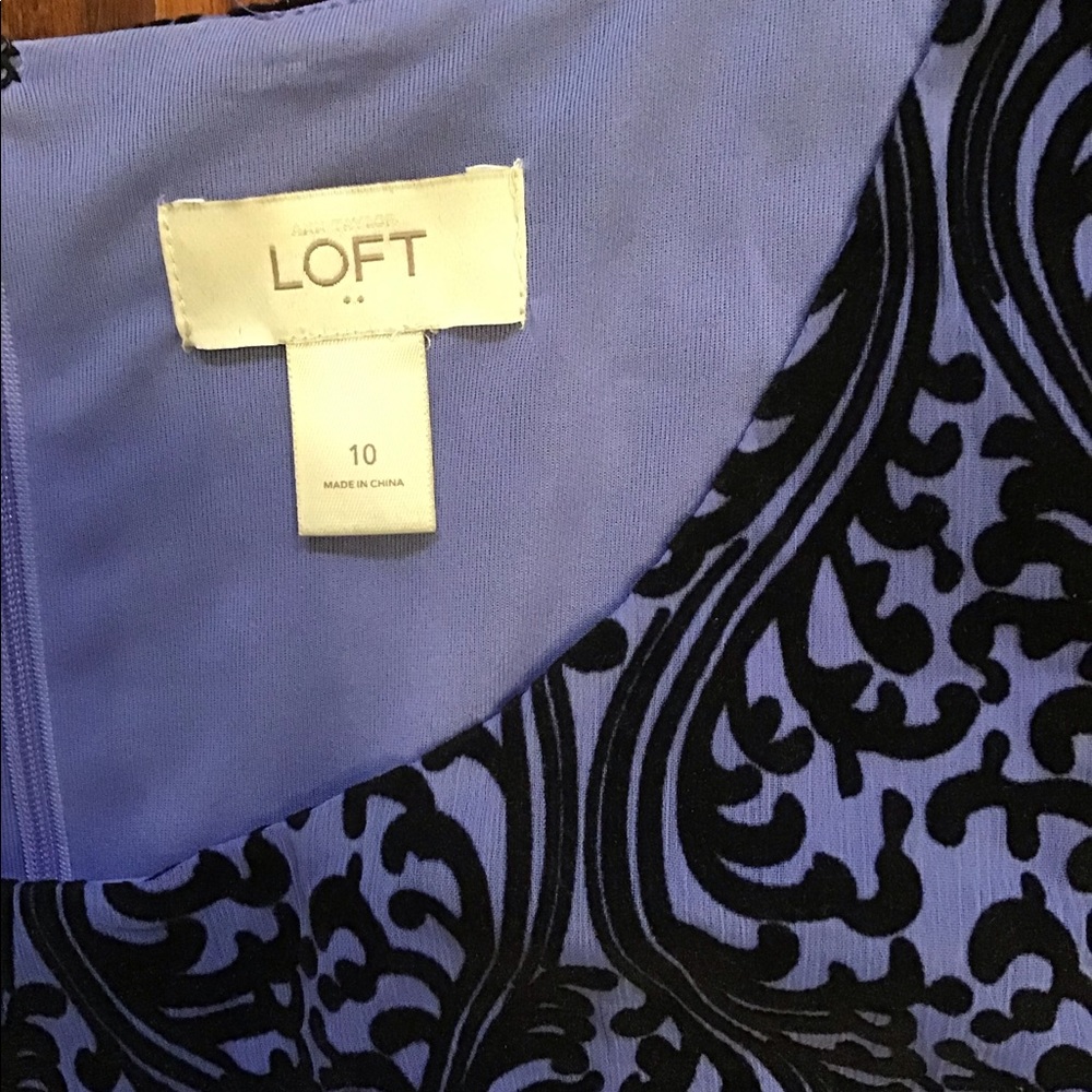 💙 🖤 Loft Dress 🖤 💙 - Picture 6 of 7